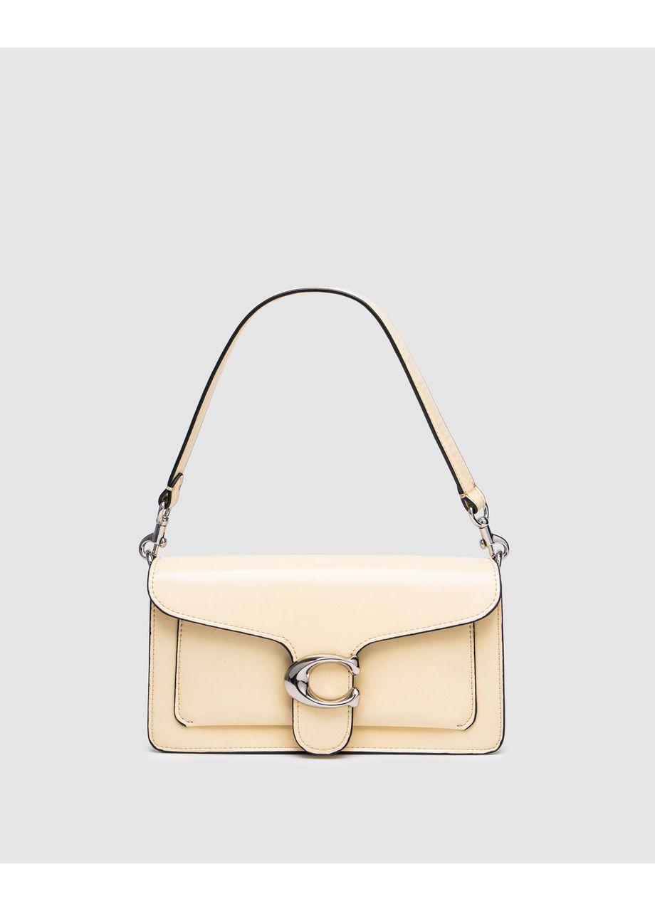 Сумка жіноча Tabby Shoulder Bag 26 in Polished Pebble Leather Yellow/Silver No Brand (367610025)