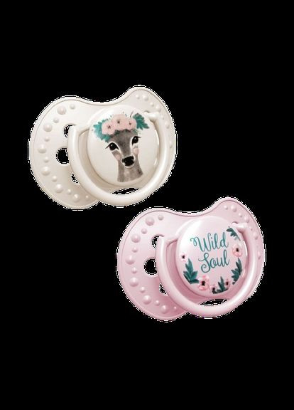 Пустышка силиконовая Wild Soul Girl, динамическая, 0-3 мес, 2 шт. () Lovi 22/882girl (328400072)