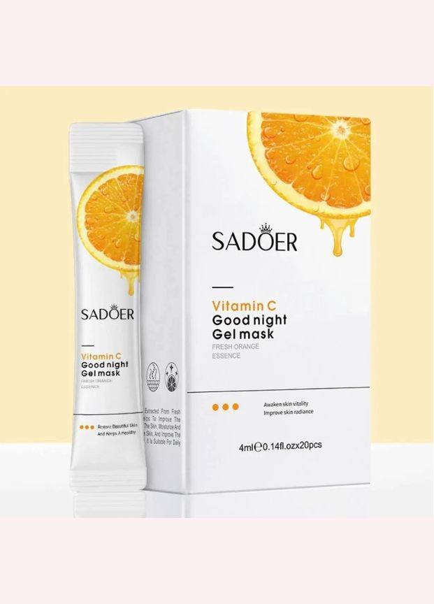 Ночная гельмаска для лица с экстрактом витамина C SADOER (294205887)