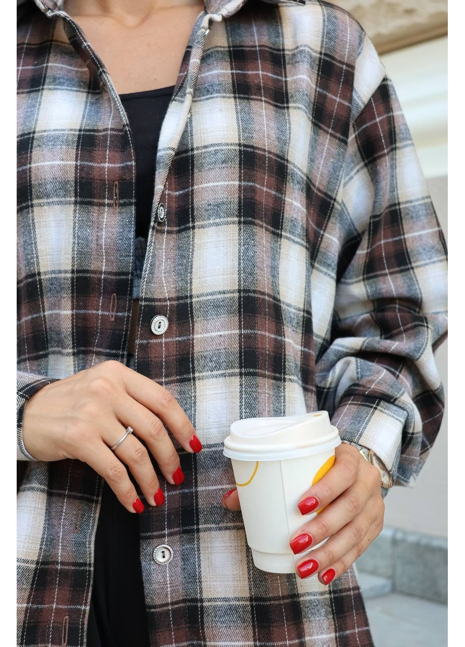 Костюм 3-ка в клітку з фланелі та двонитки (розмірна сітка в описі) ❤️ DK/DL Мода без кордонів (362188853)