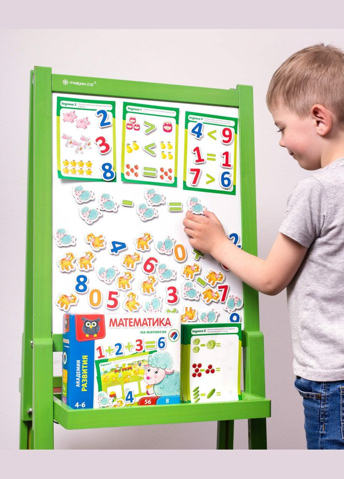 Математика на магнитах VT5411-04 на укр. языке VladiToys (366815083)