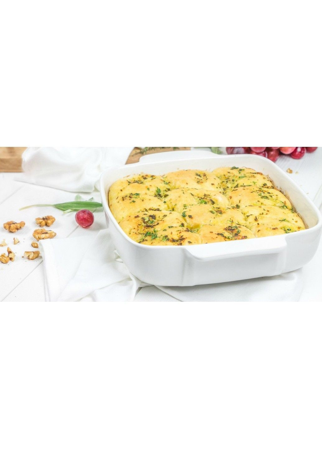 Форма с/к SIGNATURE 22х22 см/для запекания/квадрат/керам/белый (SG22SR1/7646) Pyrex (365275981)