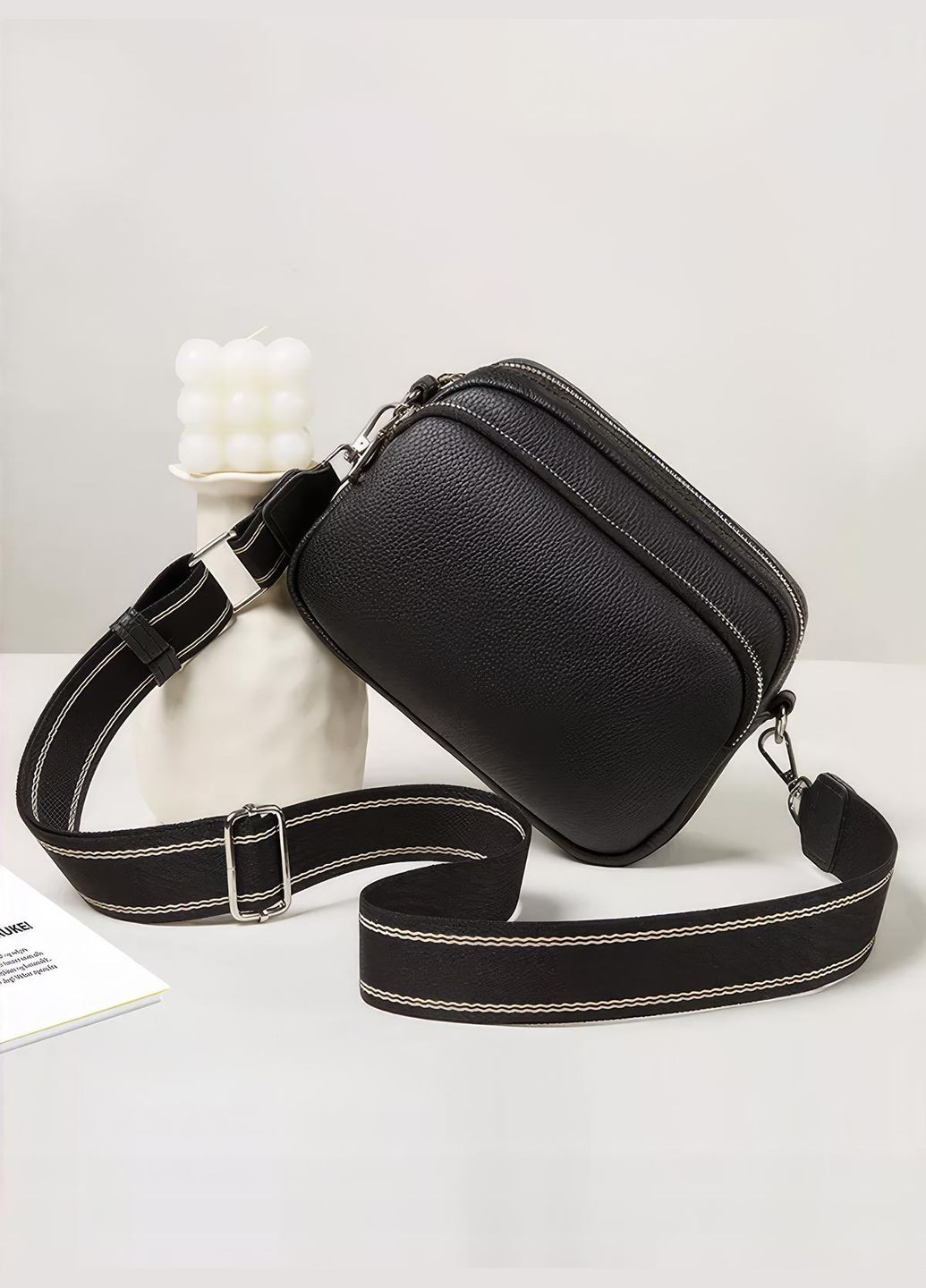 Жіноча сумка через плече / маленька сумочка крос-боді з широким ремінцем 2024 OnePro (278811236)