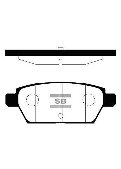 Колодки тормозные дисковые ЗАДН MAZDA 6 ЛИФТБЕК (GH) 2.0 2007.08-2013.12 (HQ SP1476) HI-Q (362607181)