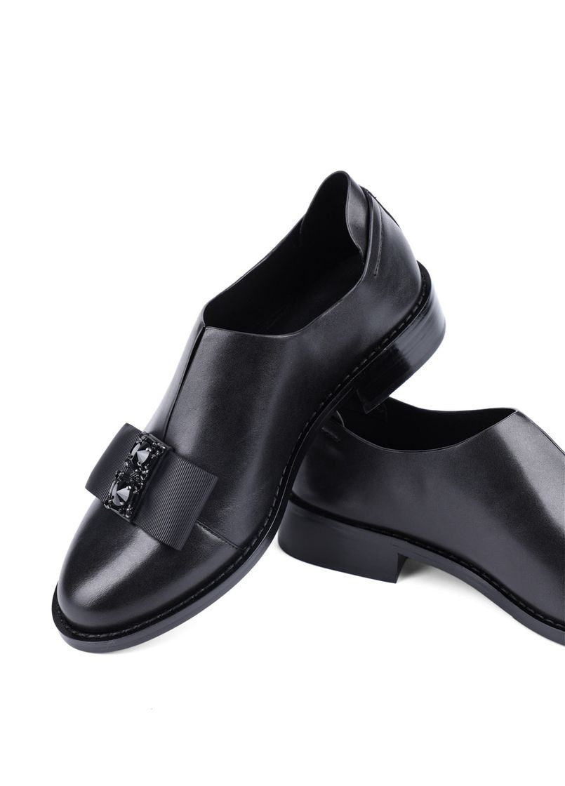 Attizzare Жіночі Туфлі 772-8 Чорний Шкіра чорний з, — демісезон (322181714)