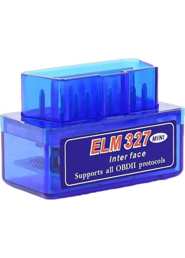 Автосканер діагностичний 327 v1.5 адаптер OBD 2 Bluetooth (RT050699) ELM (317297147)