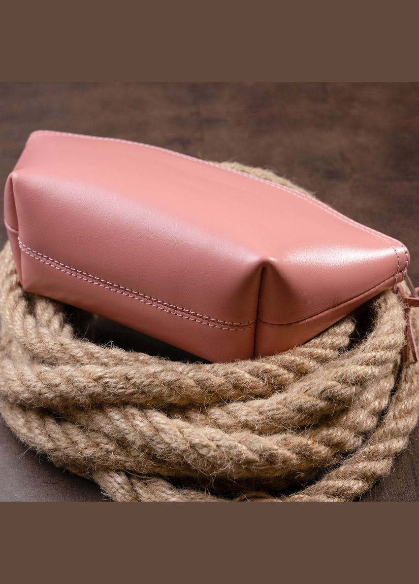 Жіноча косметичка зі шкіри Amelin белая 11299 Grande Pelle (335425630)