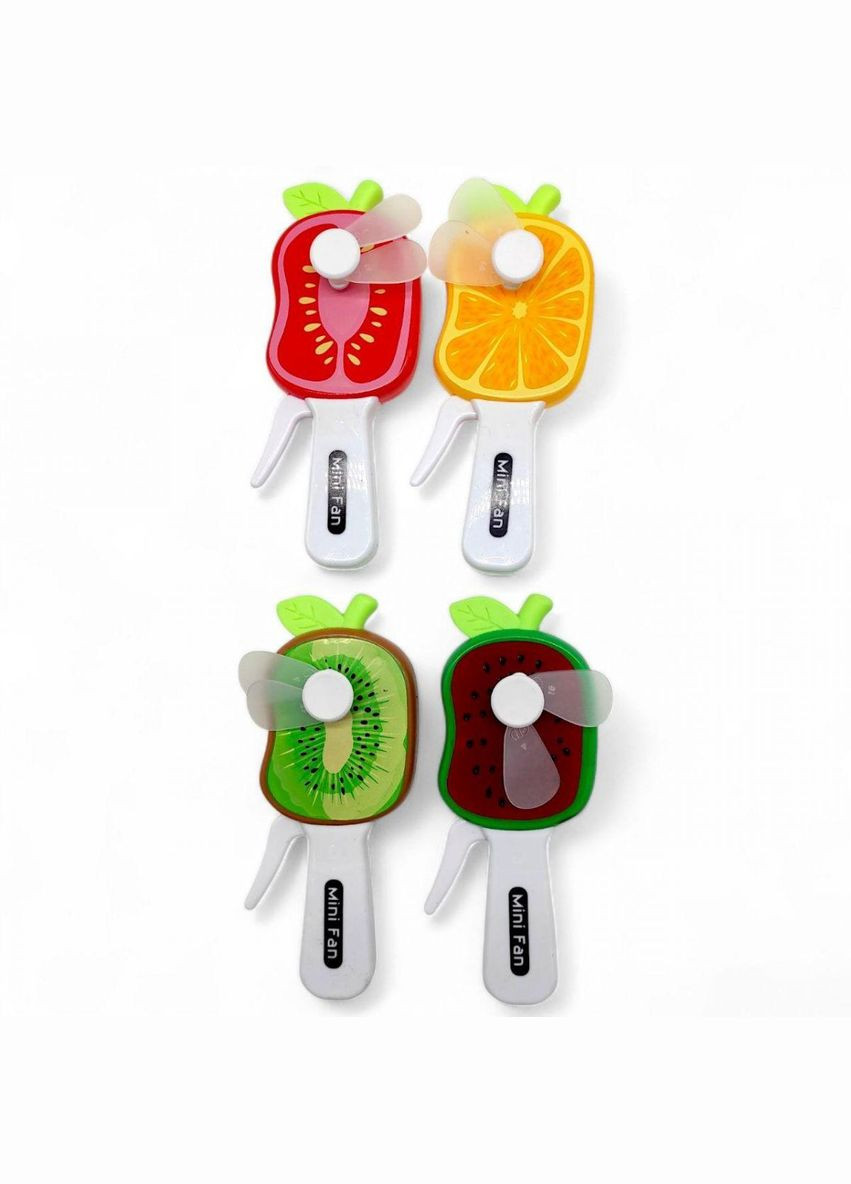 Вентилятор дитячий ручний механічний "Фрукти" в асортименті (MS-23-623) MIC (362425063)