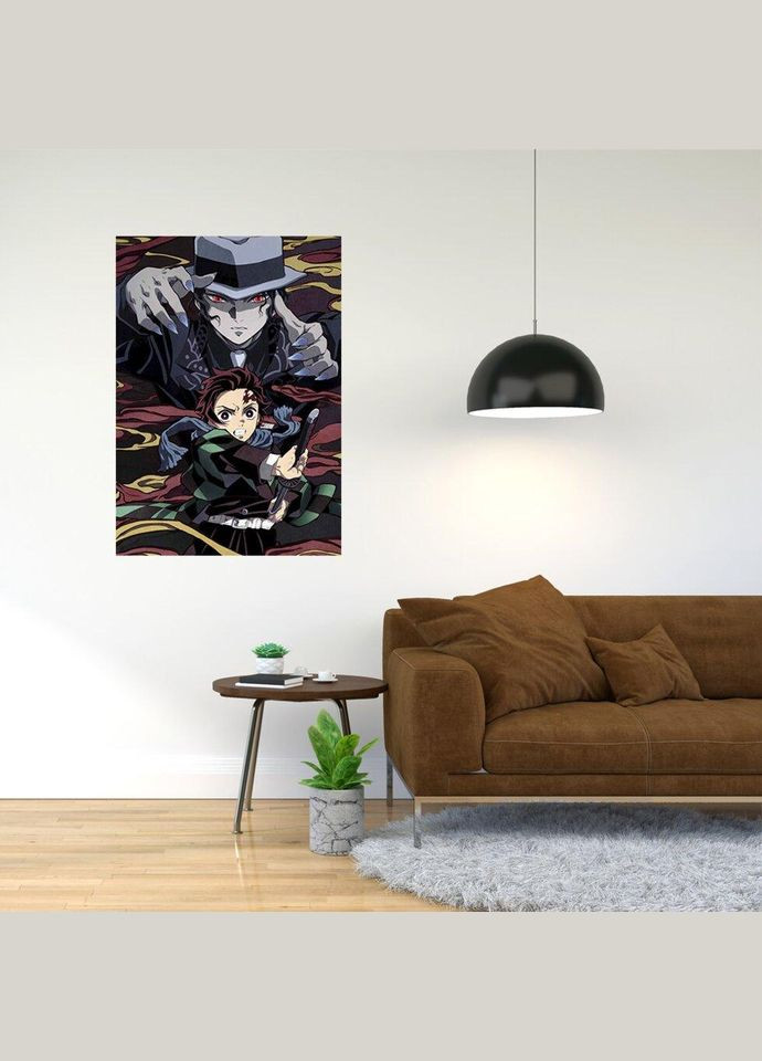 Плакат- з принтом Demon Slayer - Клинок розсікаючий демонів 11 A2 Кавун постер (316210009)