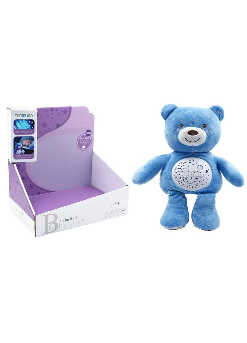 М'яка музична іграшка Ведмедик з проектором (6476749) FUNMUCH (315143994)