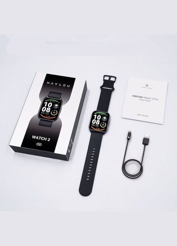 Часы умные Haylou Watch 2 Pro (LS02 Pro) глобальные темно синие Xiaomi (279827146)