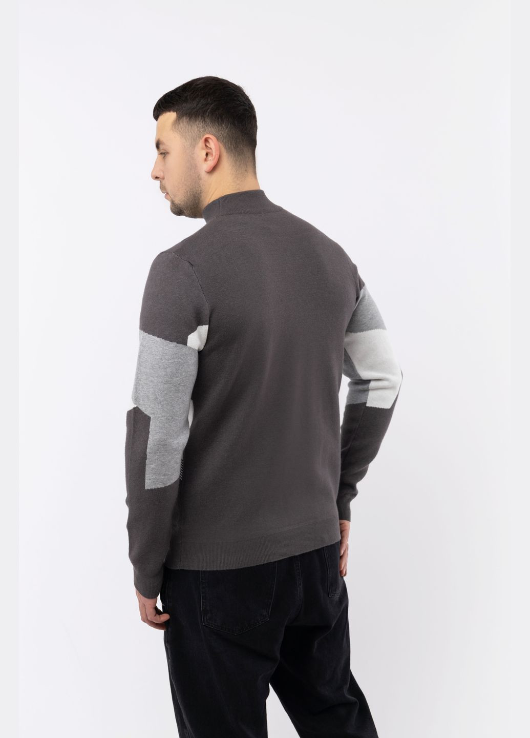 Чоловічий джемпер колір сірий CB-00224088 LAGODOMEE (307840067)