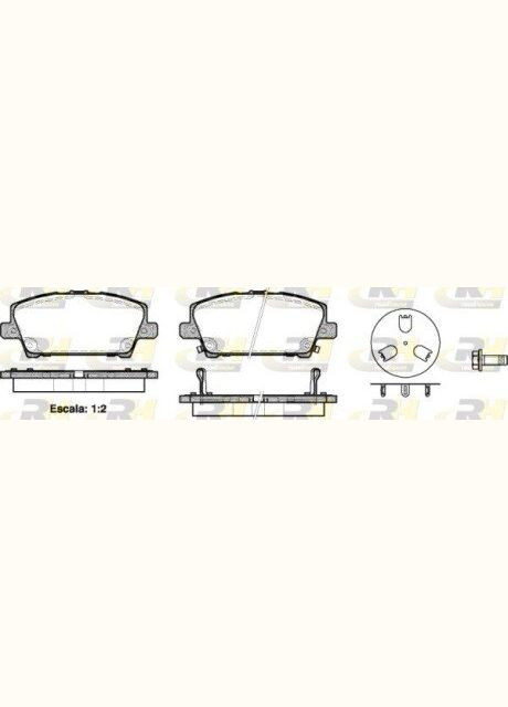Тормозные колодки дисковые Roadhouse (364976695)
