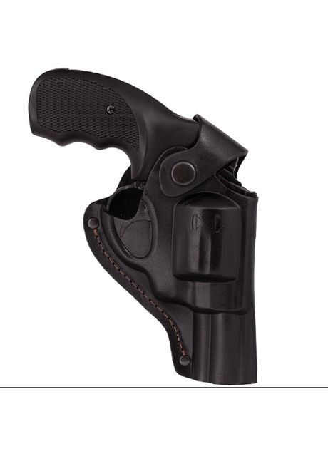 Кобура Револьвера 3 поясна Формована (шкіра, чорна) Сварог (342375090)