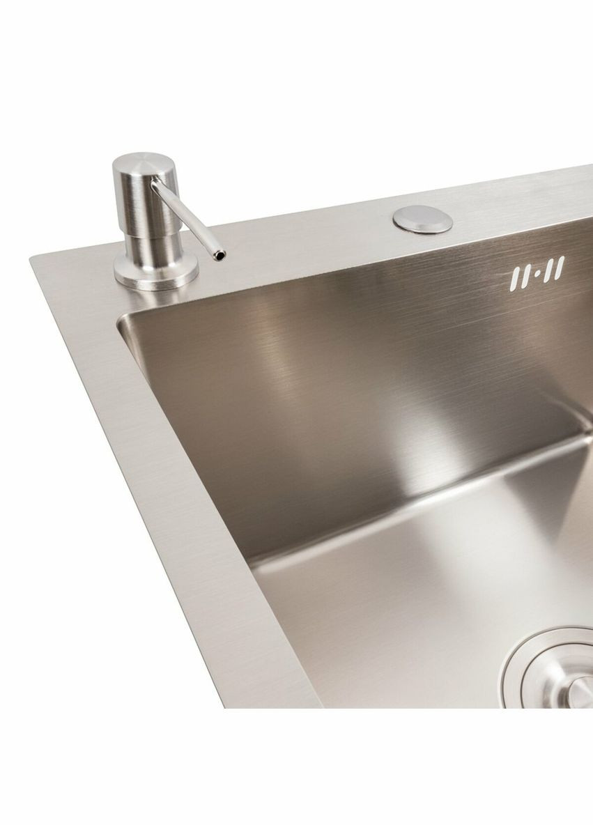 Кухонный комплект: Мойка Handmade (65x50 см) нержавеющая сталь + Смеситель FC-1 с выдвижной лейкой Valeso (346267273)