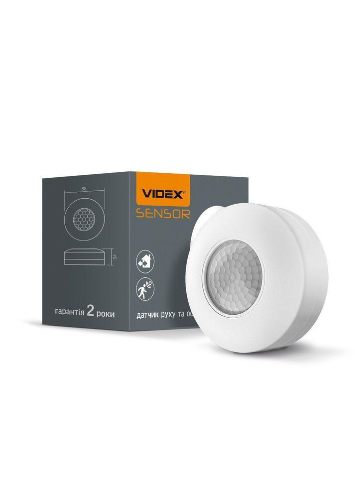 Датчик руху накладний 360° VL-SPC12W Videx (342070951)