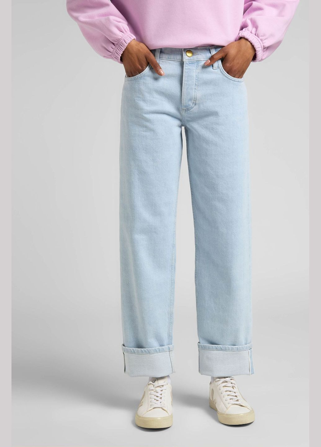 Джинси Jane Cuffed Retro Light L33DFBYV Lee - (314536010)