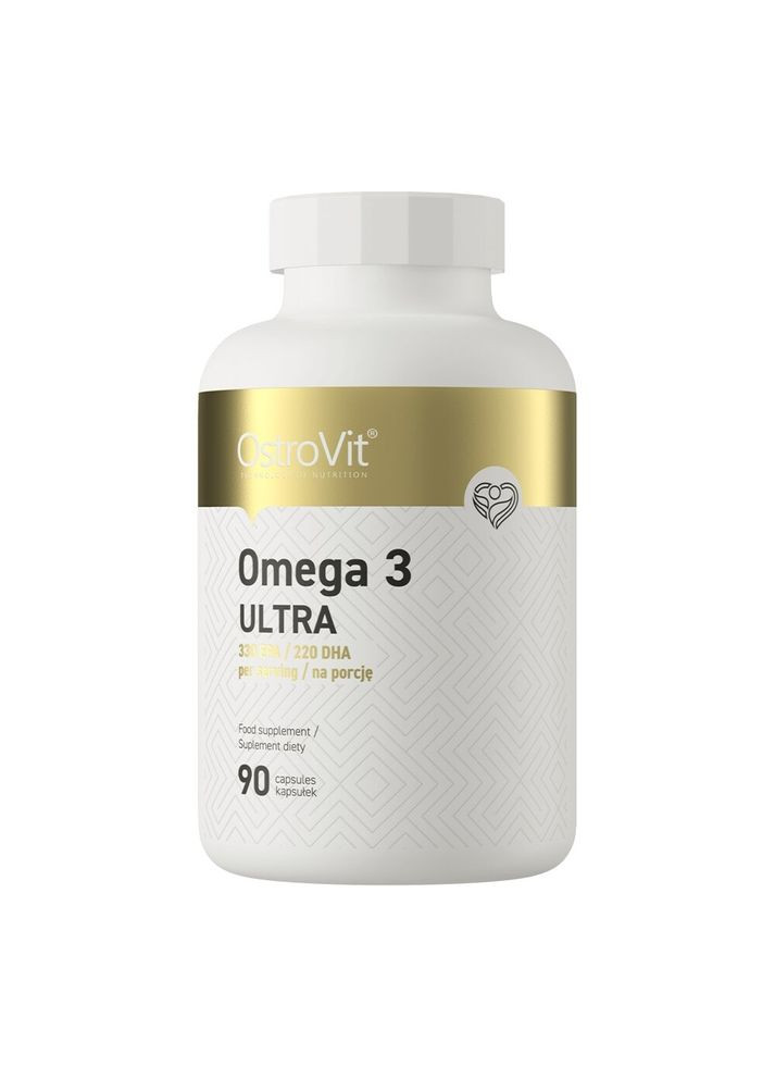 Жирні кислоти Omega 3 Ultra, 90 капсул Ostrovit (334704022)