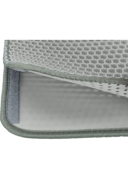 Килимок під котячий туалет двошаровий 40 х 55 сірий Trixie (324625199)