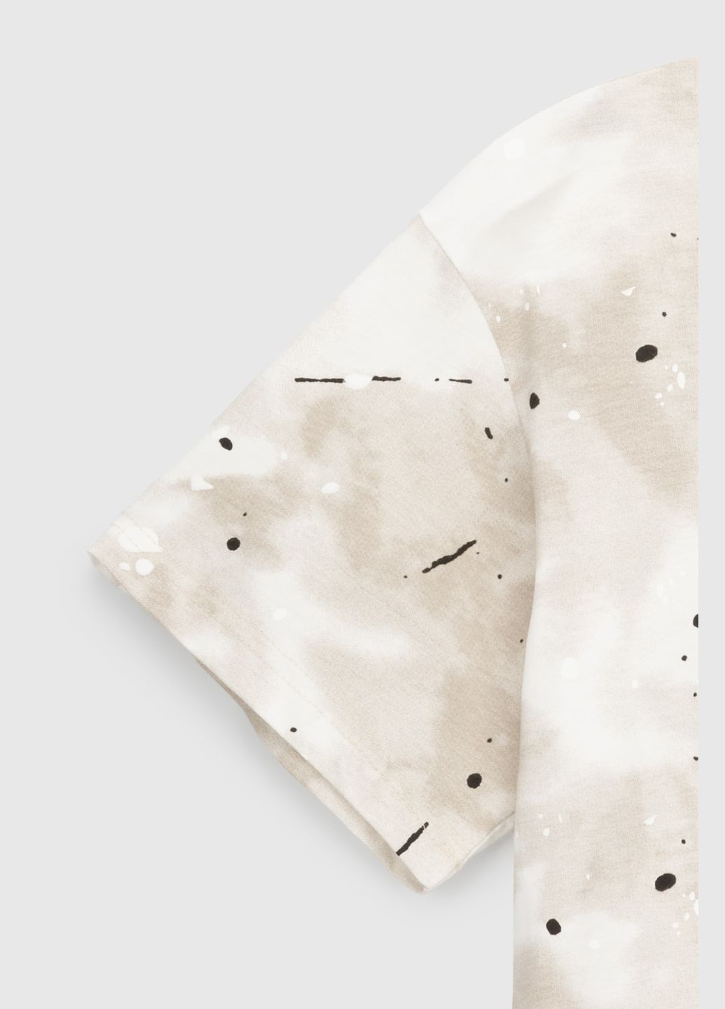 Бежева літня футболка з принтом для хлопчика 1300 134 см (2000990528056s) shop (2000990528056) Yekipeer