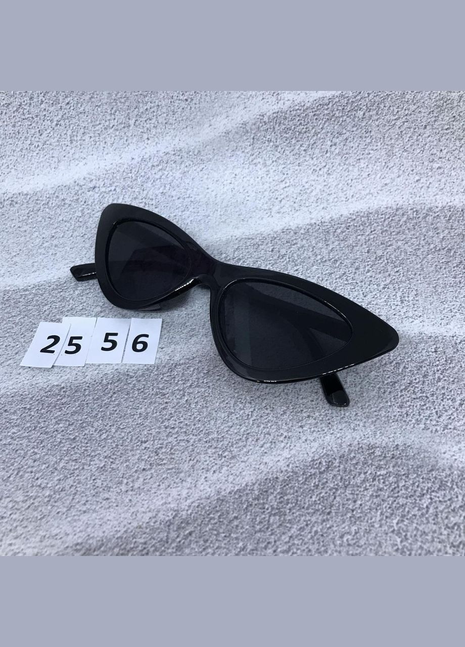 Модні чорні ретро-окуляри No Brand (302370713)