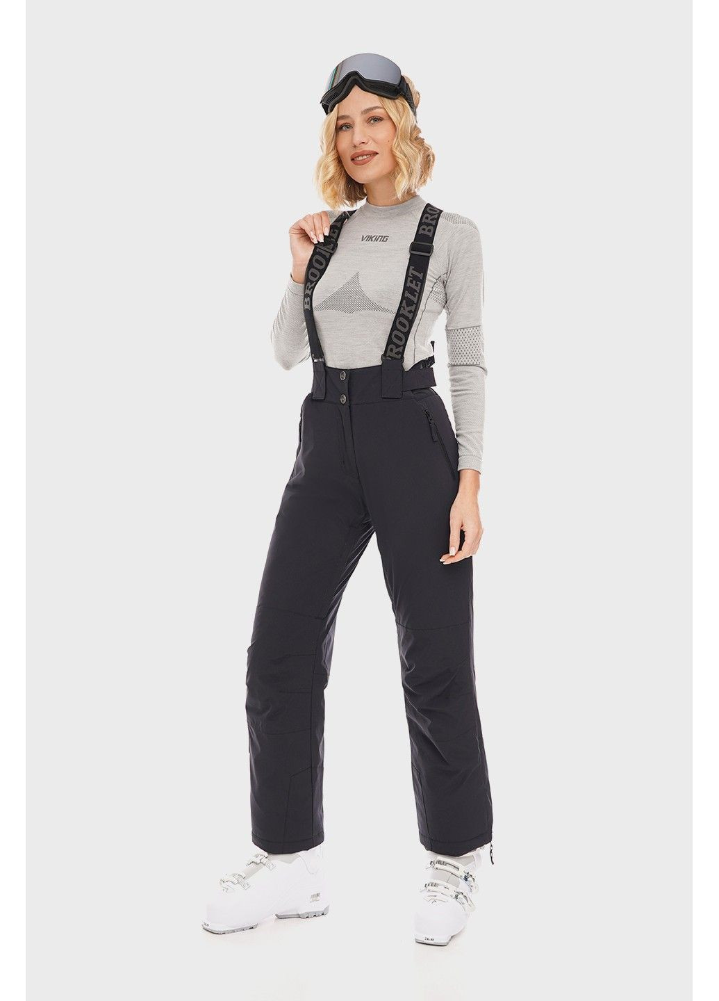 Брюки горнолыжные Ana black женские - 102303BLP-01 Brooklet (358498012)