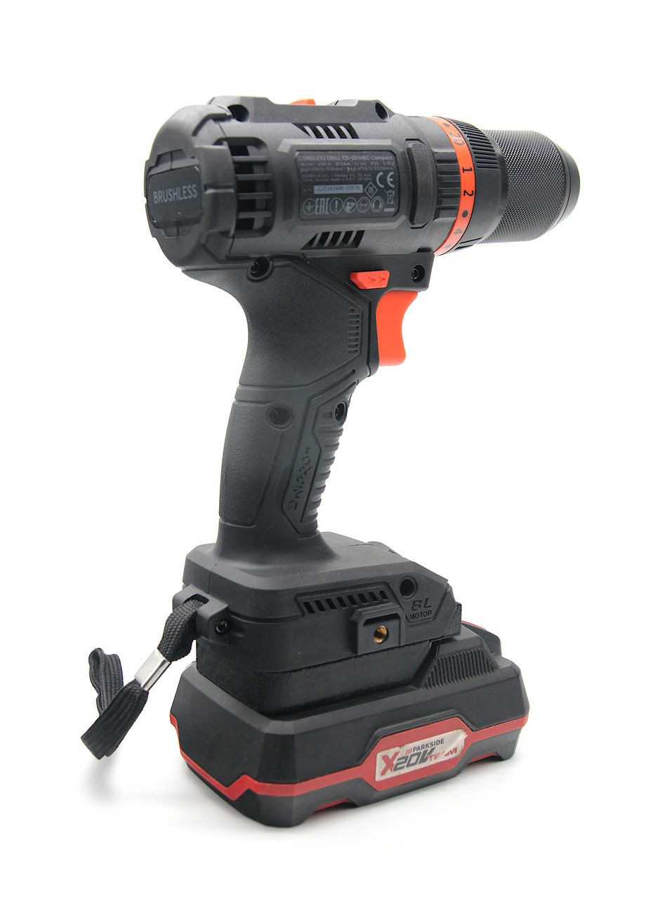 Переходник из аккумулятора Parkside на инструмент DniproM No Brand (365797435)