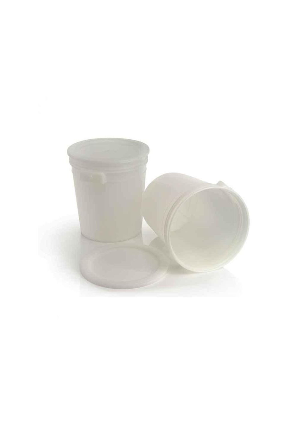 Бак 20л харчовий з кришкою, білий 9241111 ТМ ЮНІПЛАСТ Юніпласт (334728732)