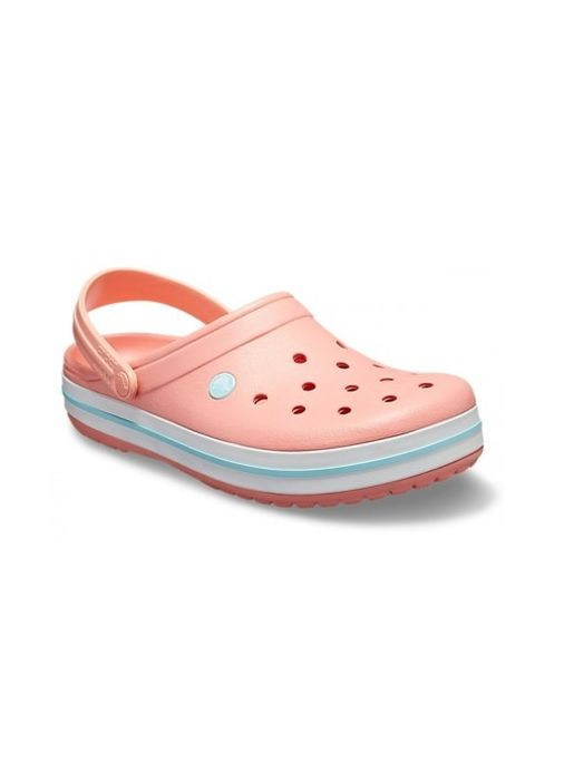 Персиковые сабо crocband clog melon ice blue m4w6-36-23 см 11016-w Crocs