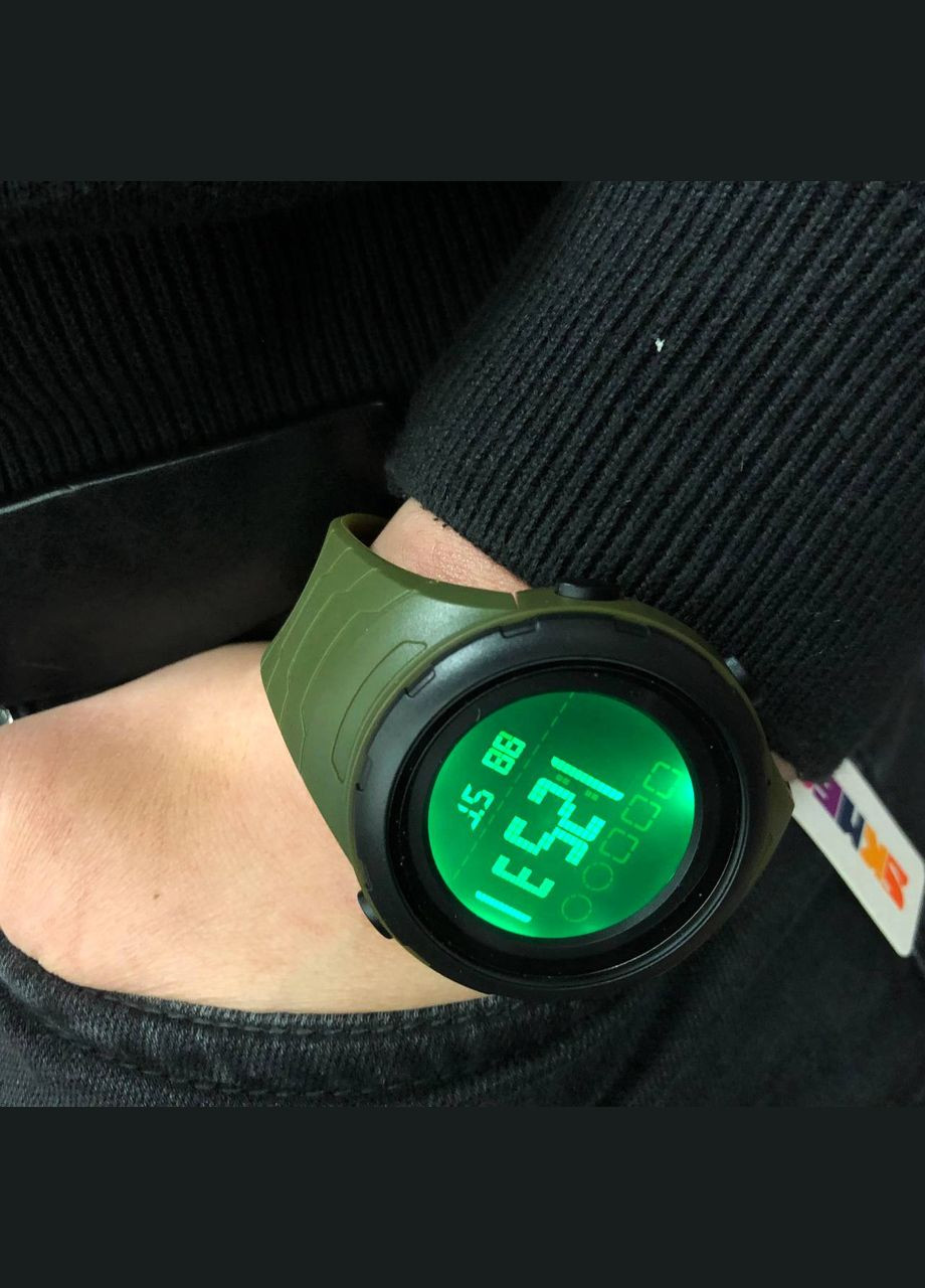 Часы наручные мужские SKMEI 1674AGBK, оригинальные мужские часы, часы наручные электронные тактические No Brand (359474597)