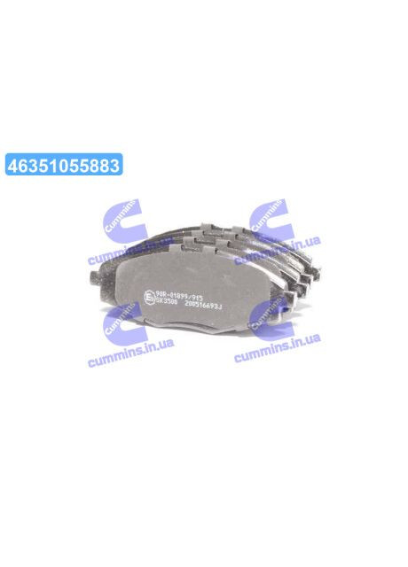 Колодка торм. диск. DAEWOO LANOS 1.5, MATIZ передн. (пр-во) 05P693 LPR (364834834)