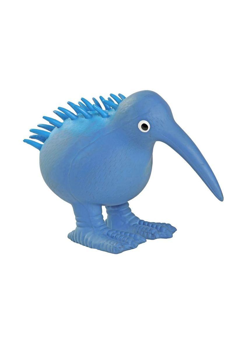 Іграшка для собак Птах ківі блакитна, 8,5 см, латекс Kiwi Walker (292258687)