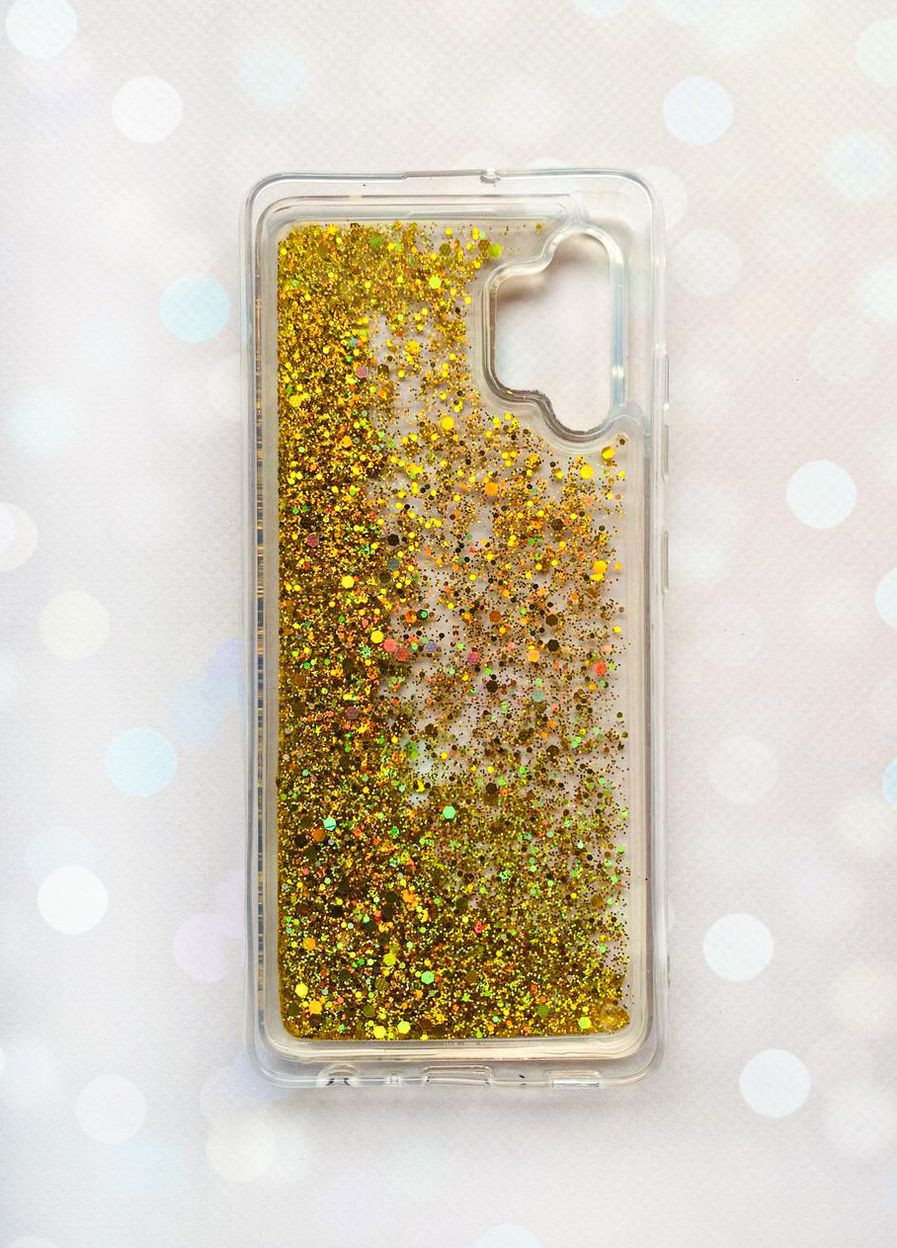 Чохол з плаваючими блискітками Samsung Galaxy A32 Золотий Creative (360692971)
