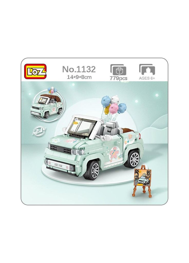 Конструктор Мини-кабриолет (m437832) LOZ MINI Міні-кабріолет (367069802)