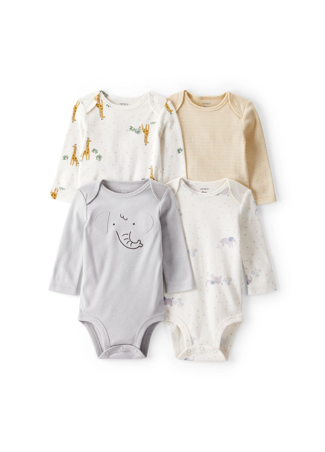 Комплект боди 4в1 унисекс 72-76 см (1T773410_12M) Carter's (362562636)