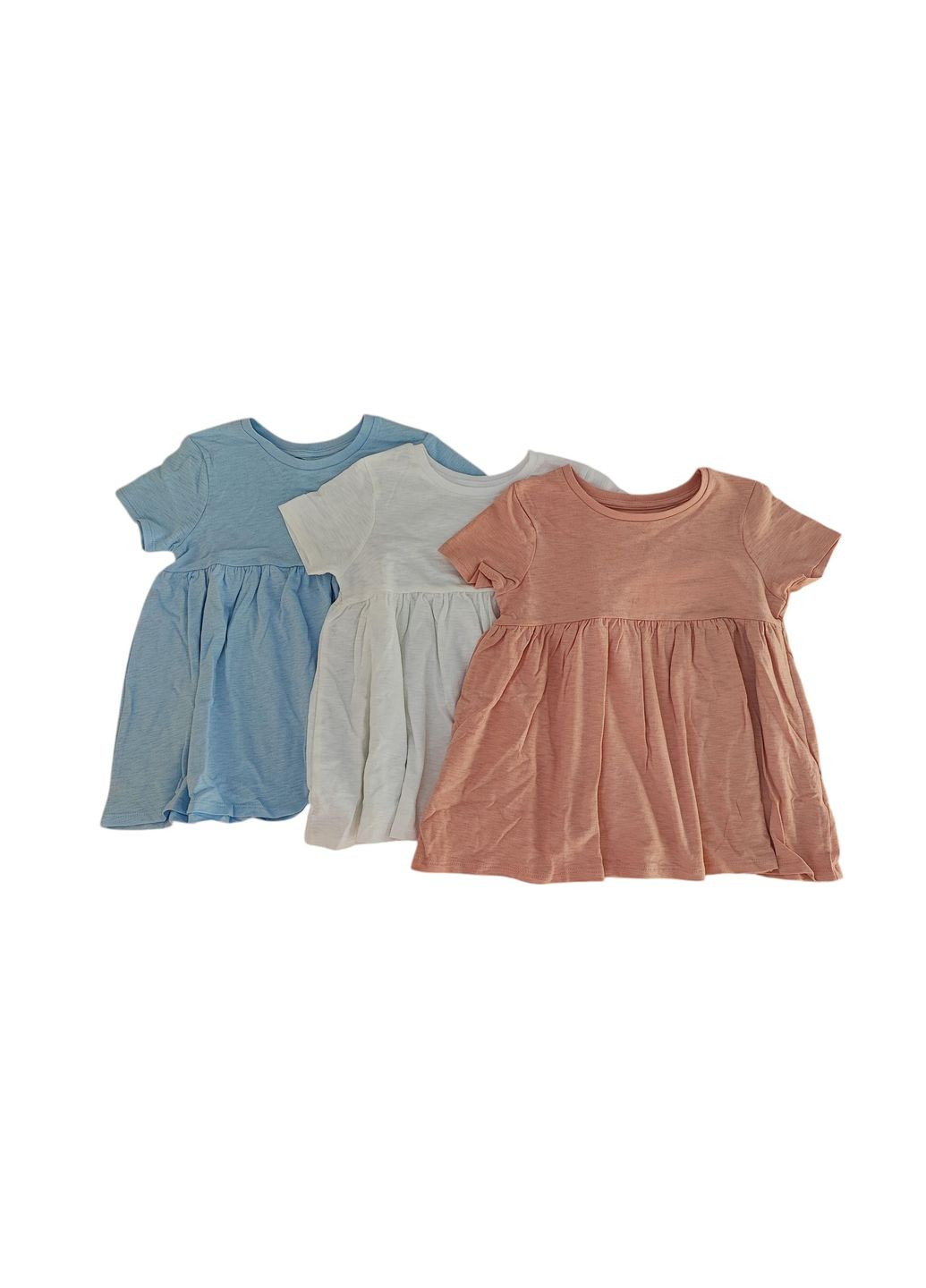 Комбинированное набор детских платьичек (3 единицы) для девочки 98-104 см разноцветный (250329027) George (329200473)