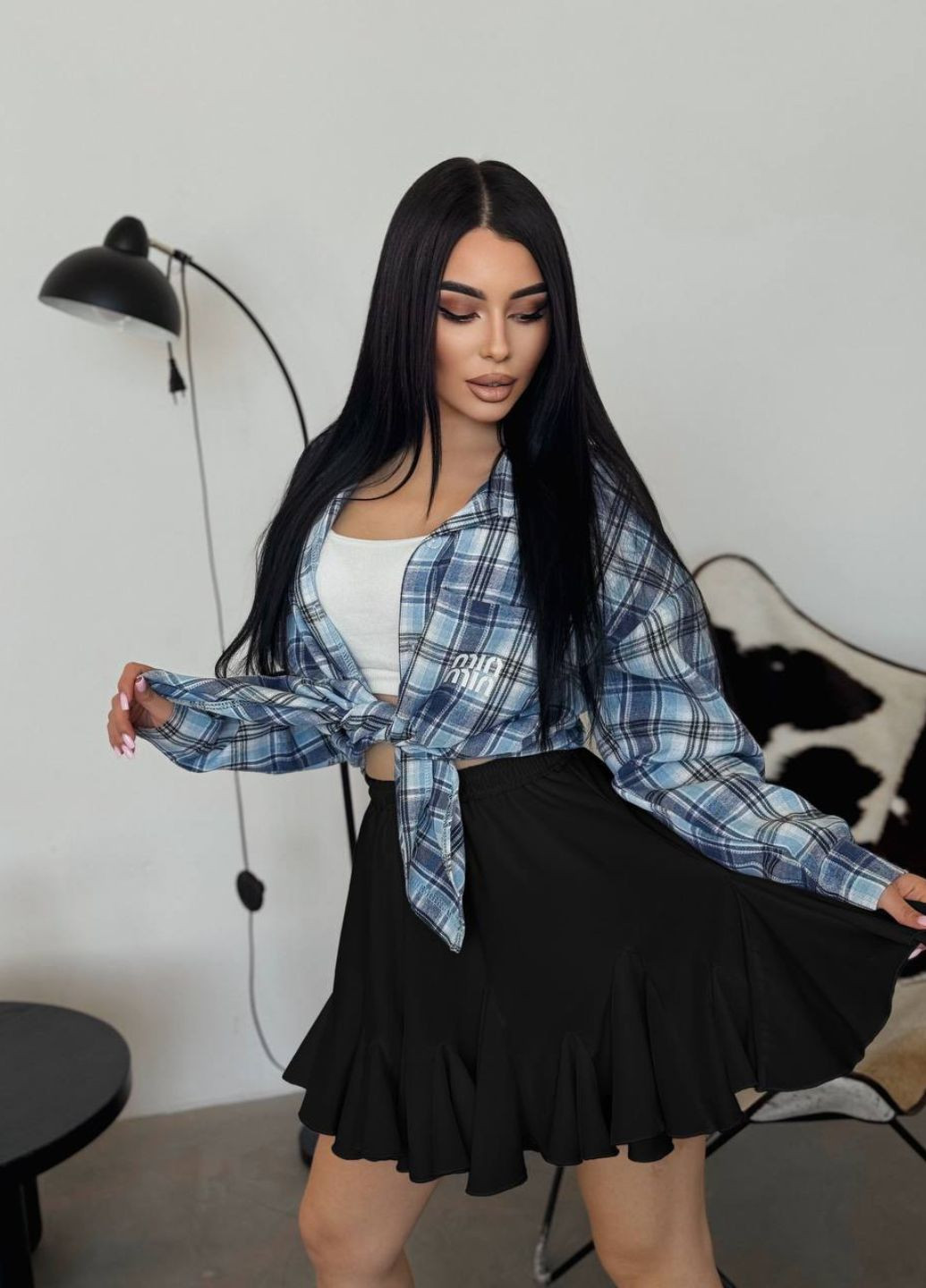 Юбка-шорты в фасоне клеш Україна (334013042)