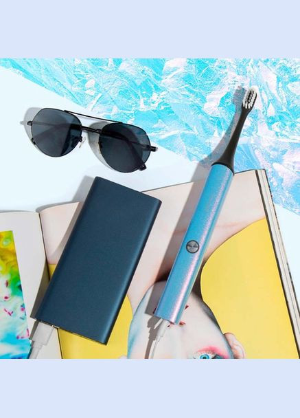 Электрическая зубная щетка Electric Toothbrush Aurora T+ Blue Enchen (305412297)