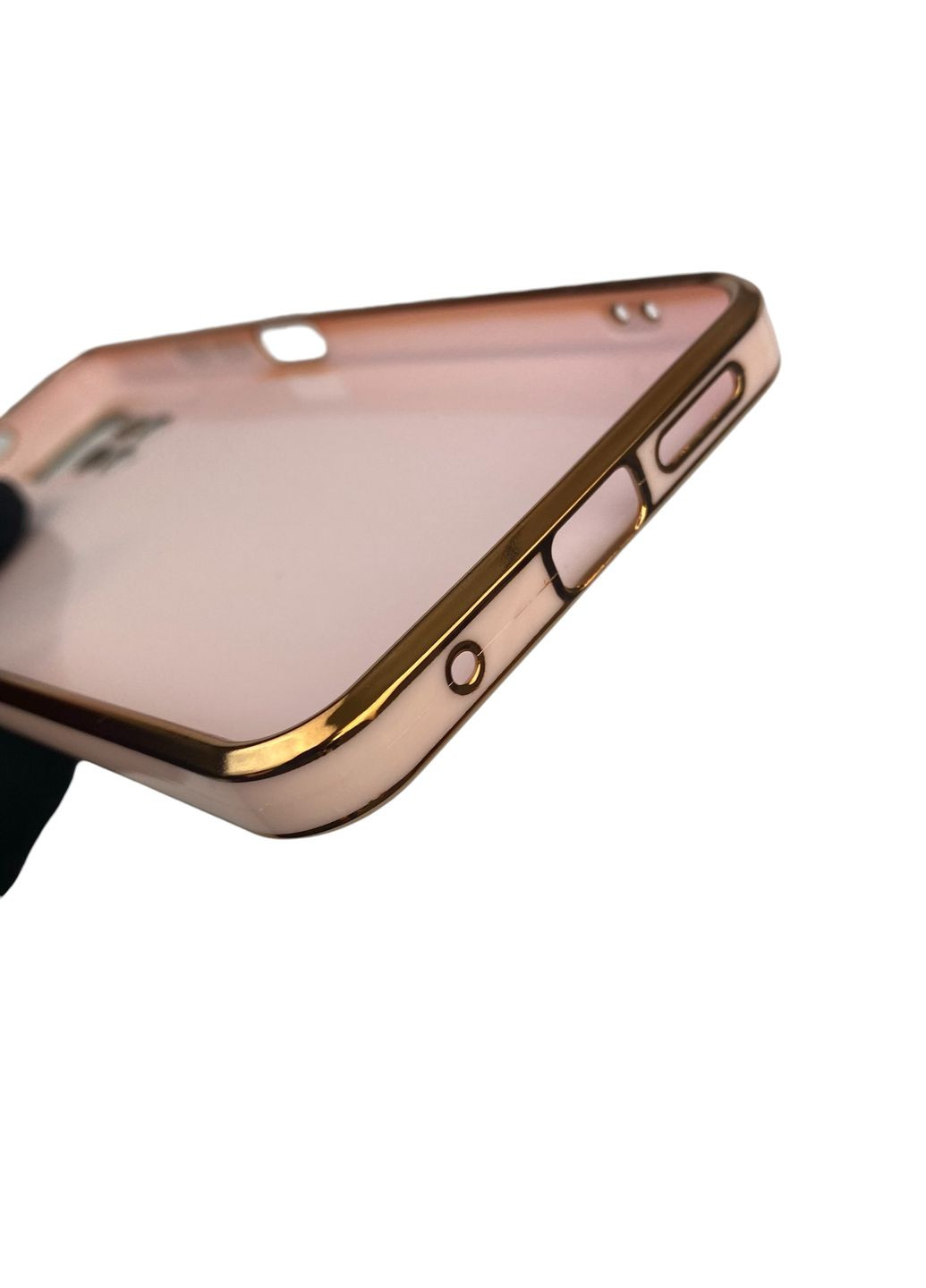 Чохол для Redmi Note 11S із захистом камери із золотою окантовкою на сяомі редмі нот 11с пудровий gs1 Xiaomi (366233475)