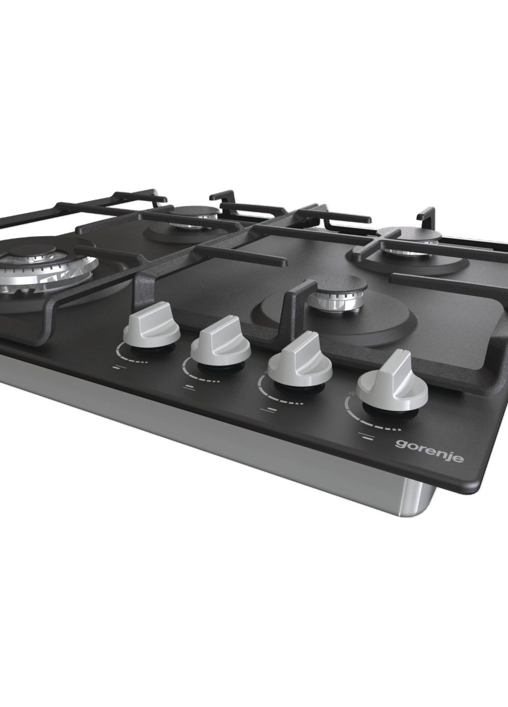 Варильна поверхня газова, 60см, чавун, чорний Gorenje (316391148)