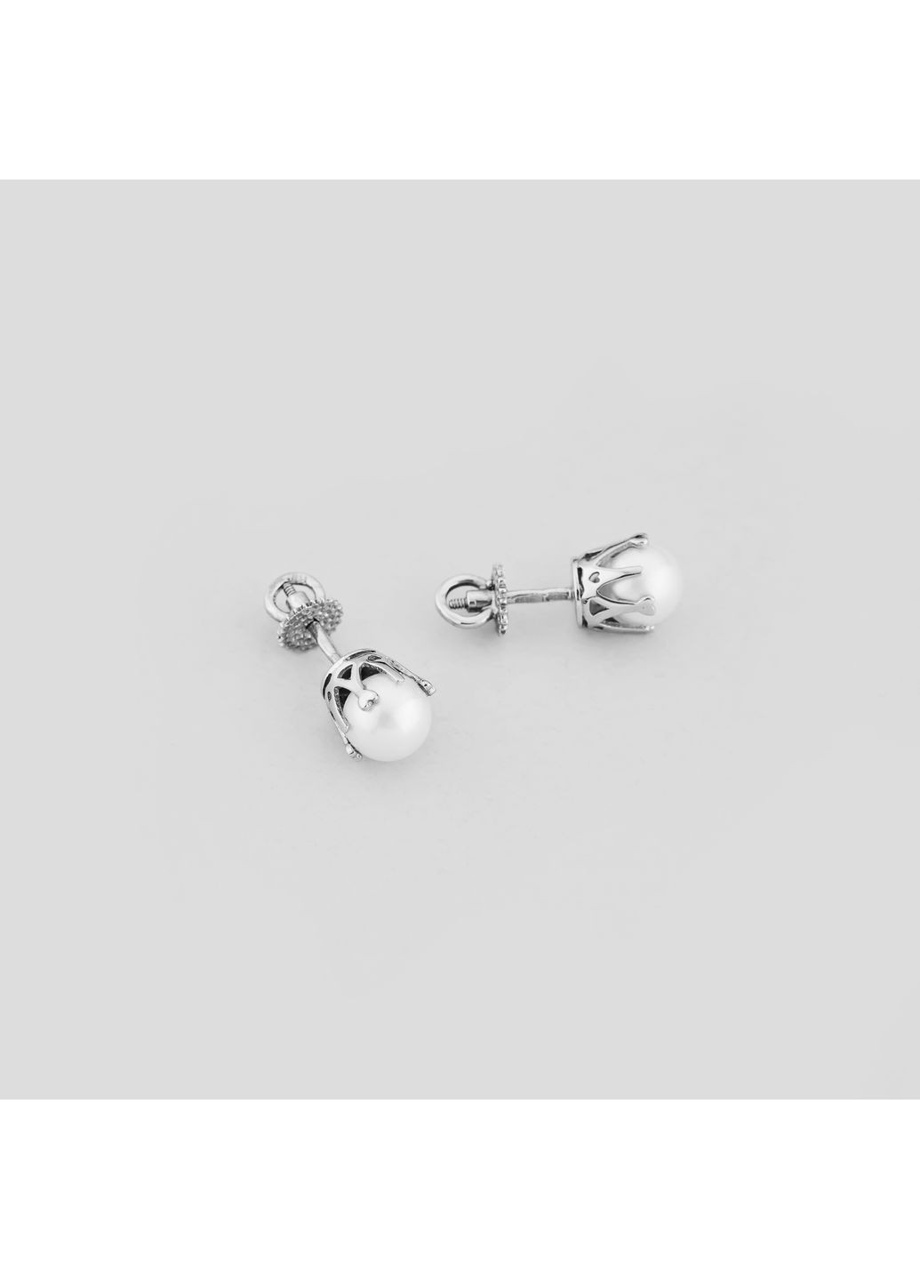 Сережки Королівські перли Minimal (362361229)