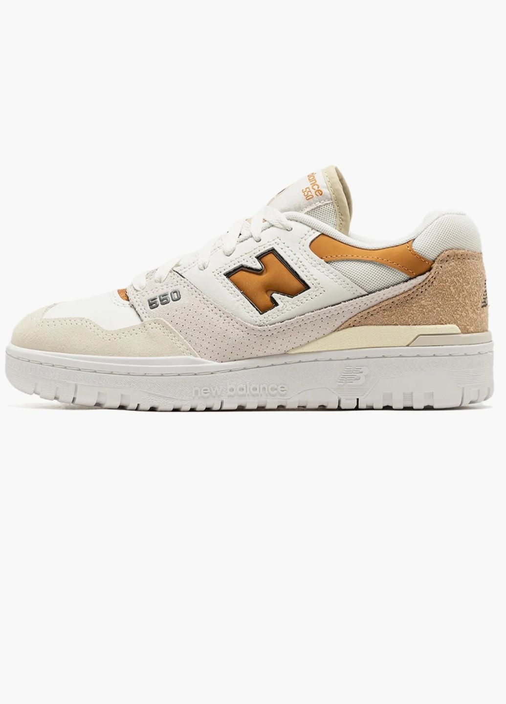 Кроссовки женские 550 White/Beige BBW550ST New Balance белые (335011961)