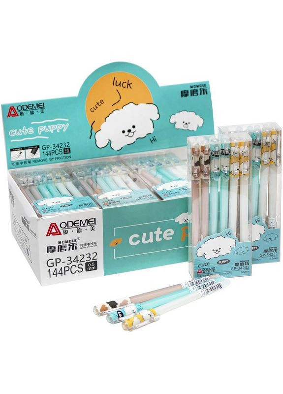 Ручка гелевая "пиши-стирай", 0.5 мм "Собачки / Cute puppy" No Brand (362538923)