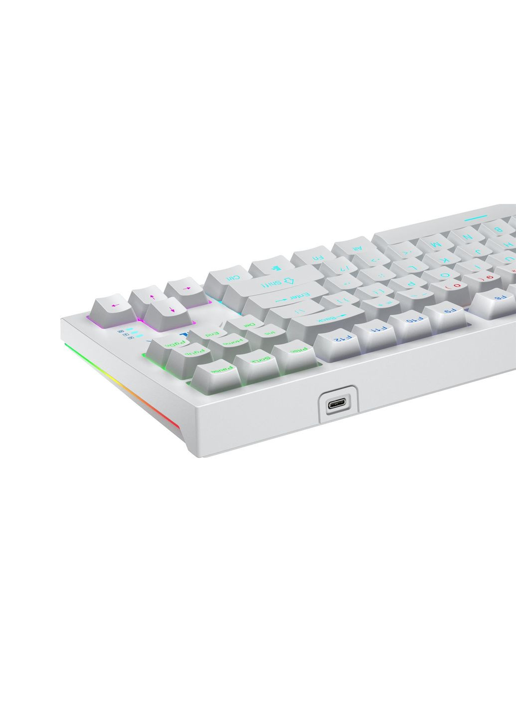 Клавіатура F3032 KRGD Red White (6948391204680) Aula (370618992)