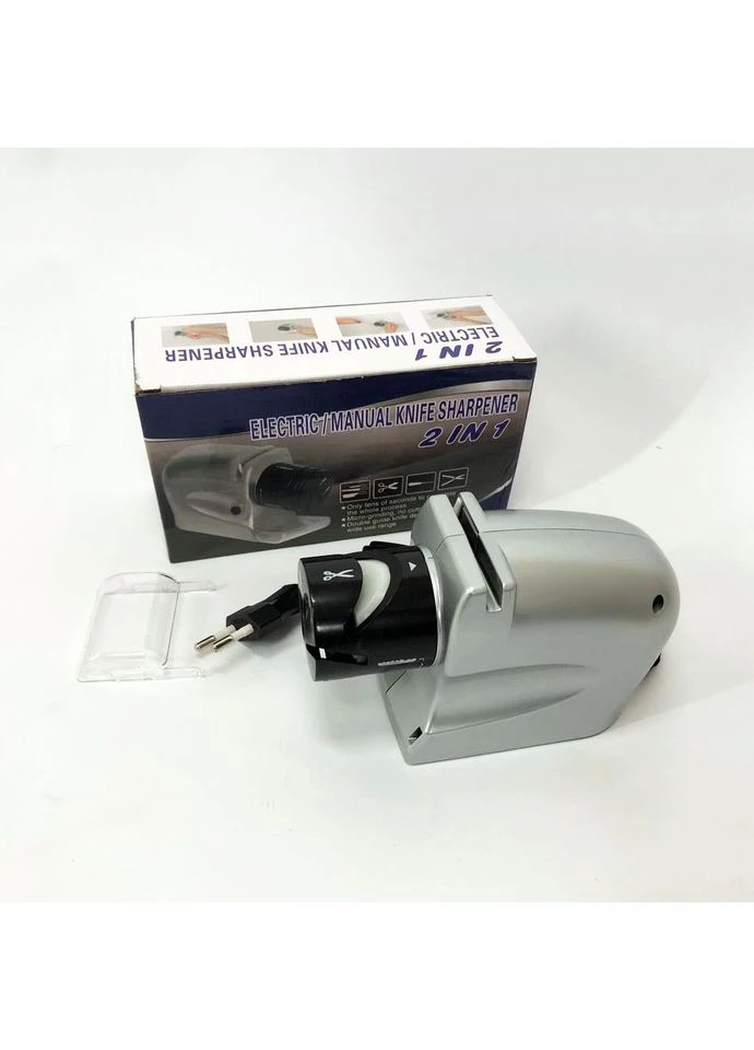 Електрична точила для ножів та ножиць ELECTRIC SHARPENER 220В, Електронна точила для заточування ножів No Brand (400828228)