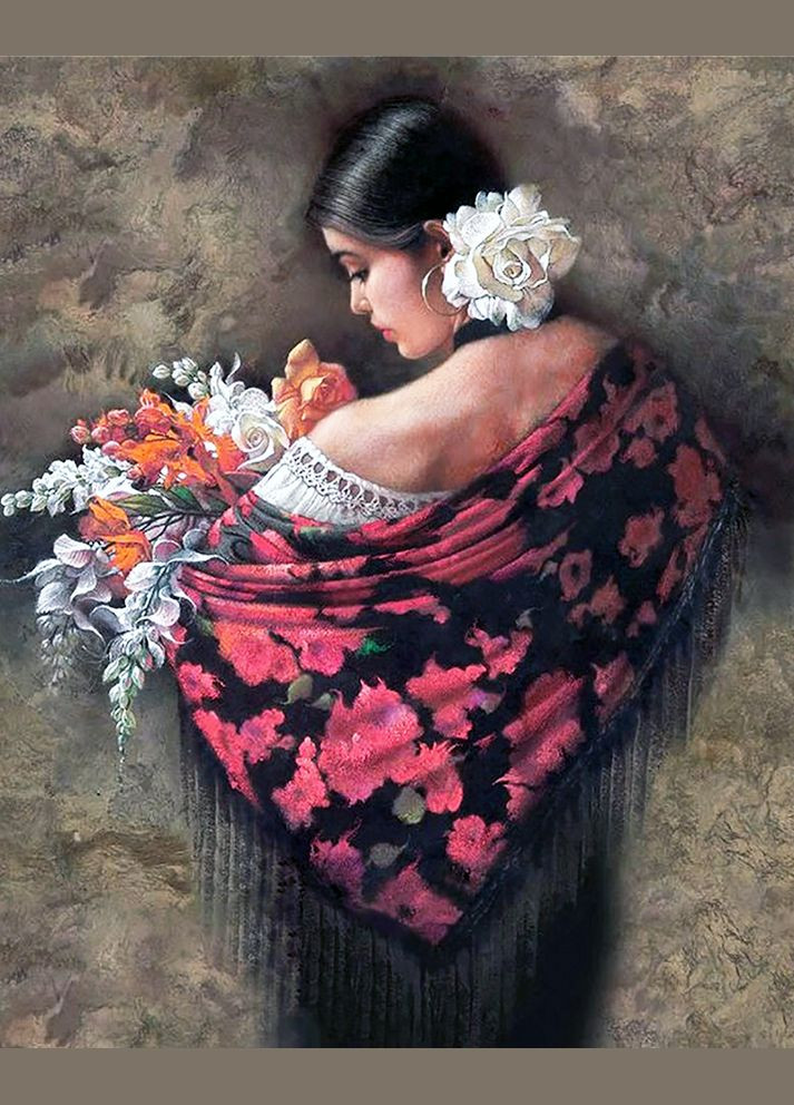 Набор из алмазной вышивки "Кармен". Художник Lee Bogle Чарівний діамант (301278911)