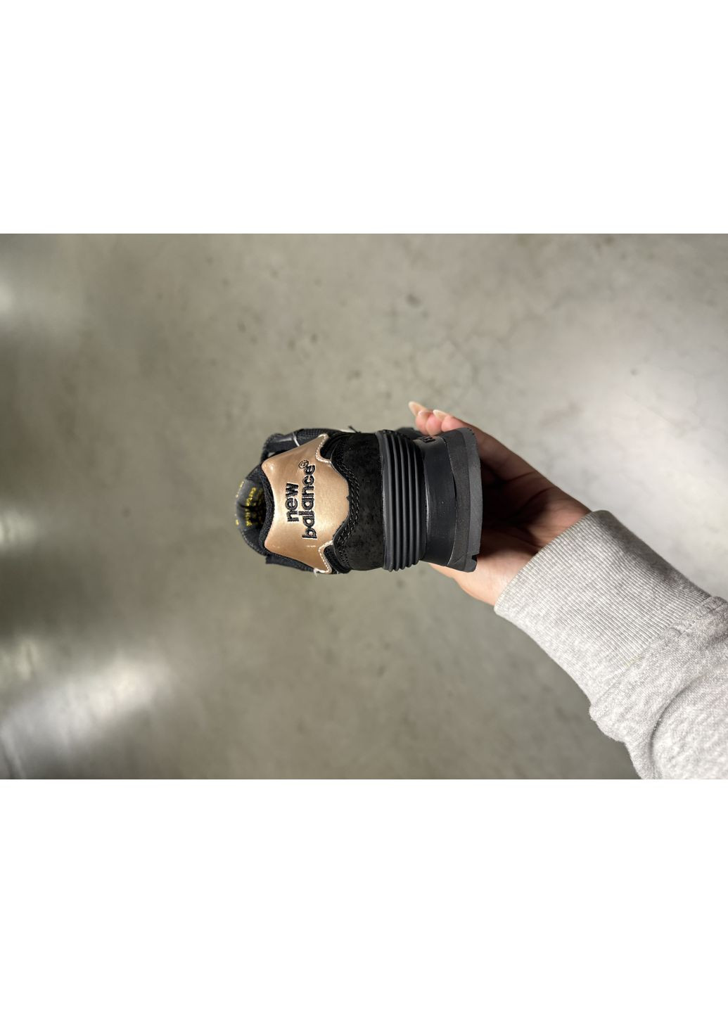 КРОСІВКИ ЖІНОЧІ NEW BALANCE 574 BLACK GOLD НЬЮ БЕЛАНС 574 No Brand чорні демісезони (369387732)