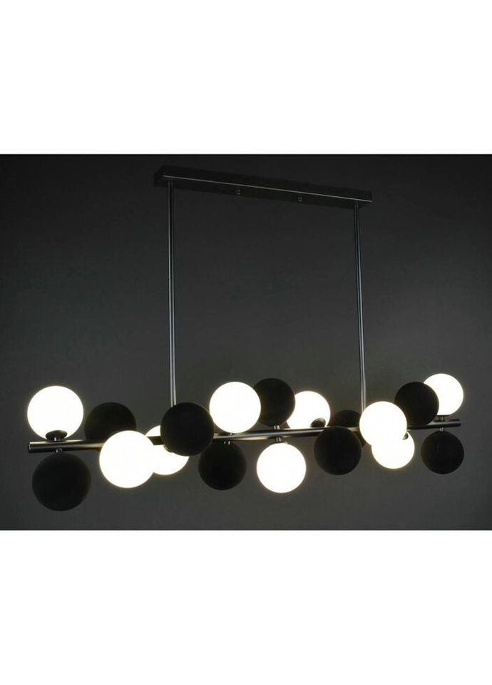 Стельова люстра на 9 лампочок 27666 Чорний 35-65х23х105 см. Sunnysky (335975646)