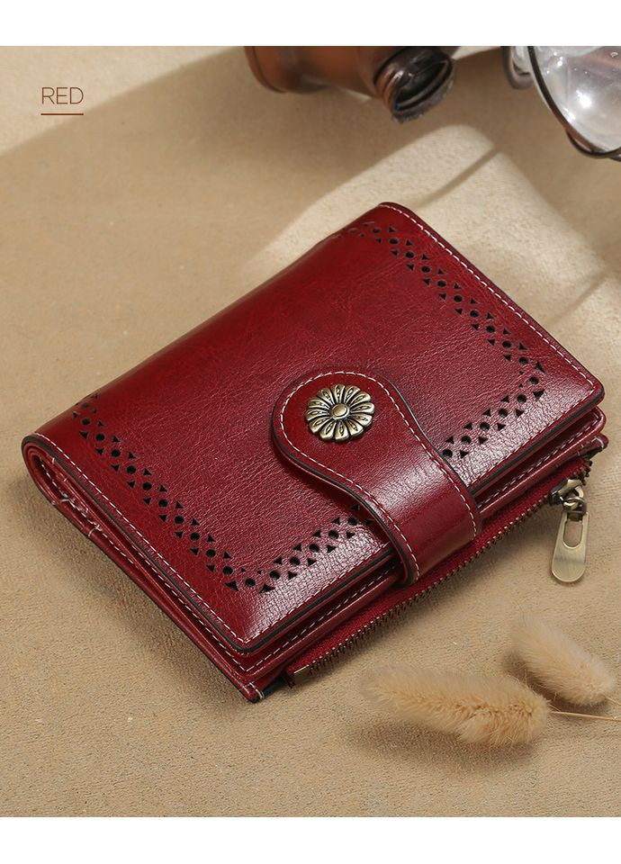 Кошелек женский красный Me 6212-Red (362000600)