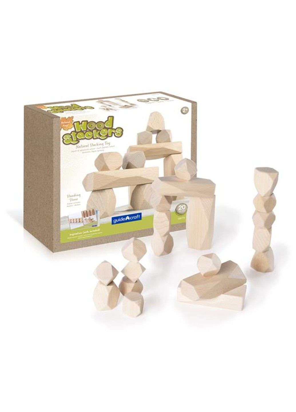 Дерев'яні блоки Natural Play Стоунхендж (G6772) Guidecraft (331173838)